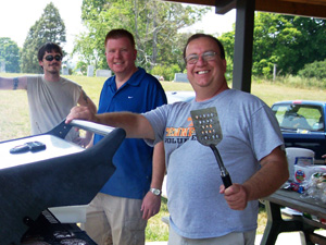 Fred, Chris and Jackie